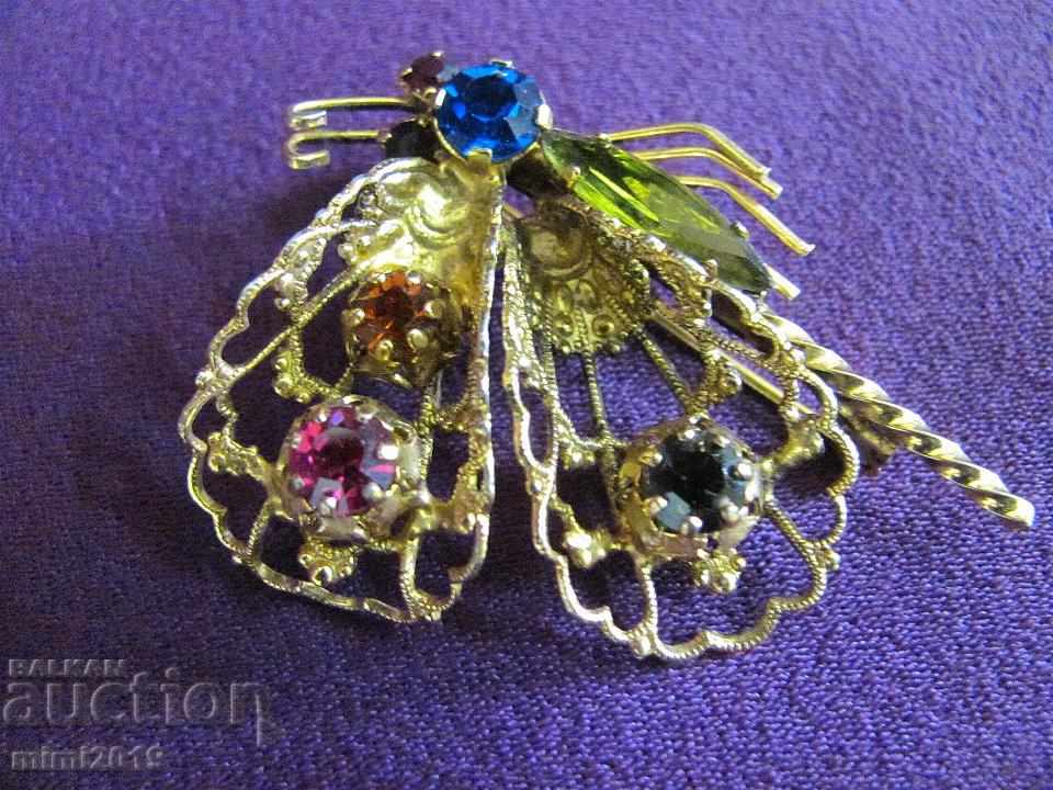 Auction Vintage Women's Brooch Bohemia Auction Vintage Women's Brooch Bohemia