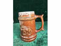 Mug-Hungary, 14.5/7.5 cm, ceramic