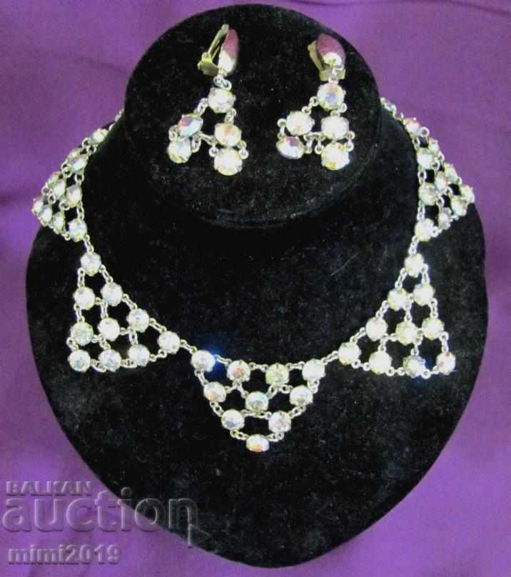 Vintage Ladies Set Necklace and Earrings