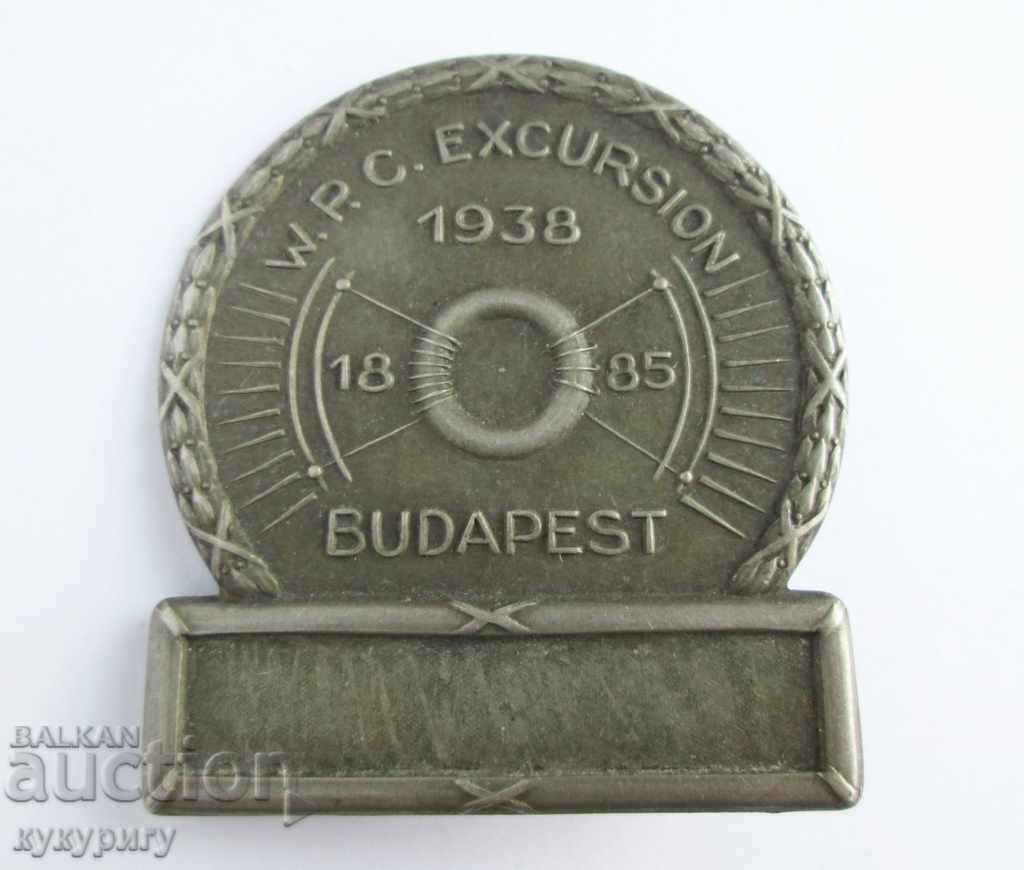Стара значка стар знак BUDAPEST 1938 година