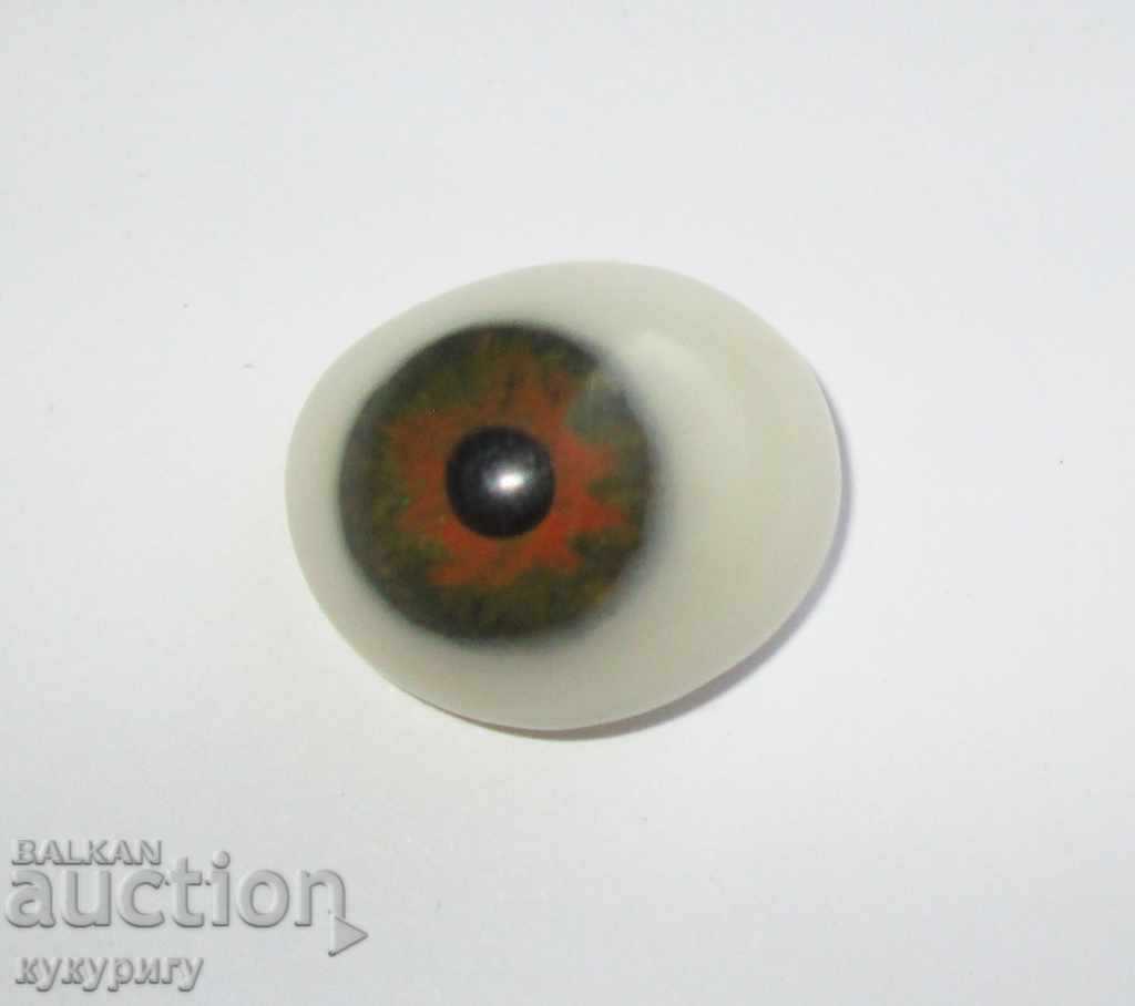 An old human artificial eye medical device