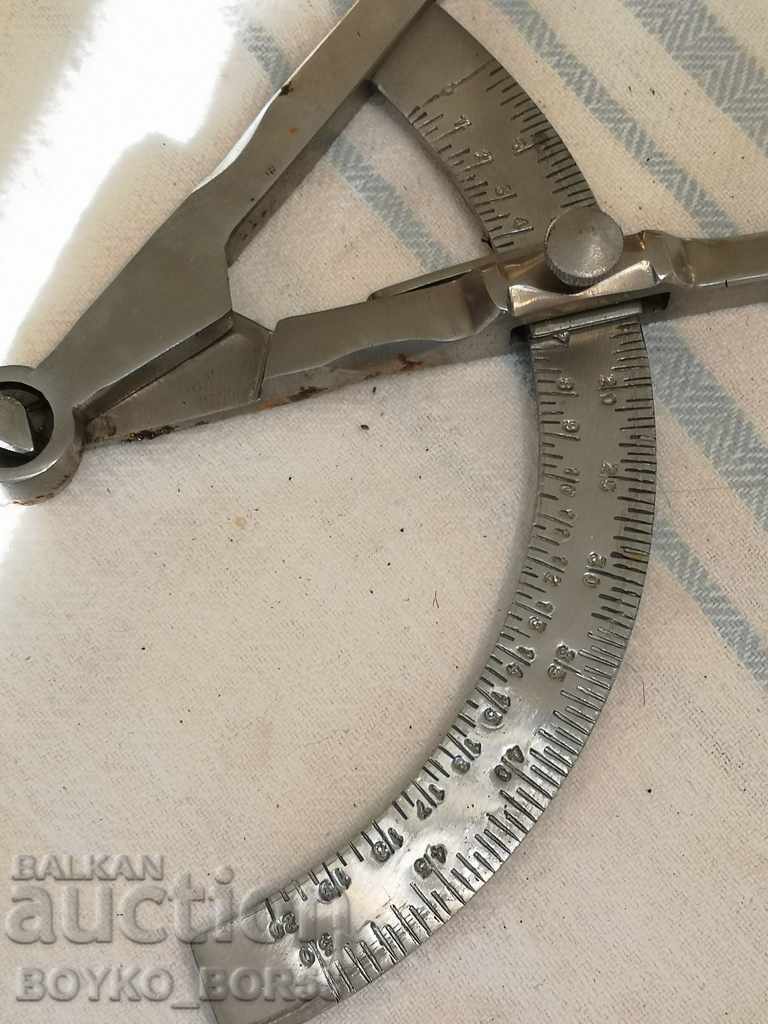 Auction Super Rare Medical Instrument Protractor Auction Super Rare Medical Instrument Protractor