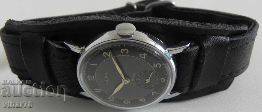 Livrarea CEAS MILITAR BĂRBĂTESC - ELKA - CA NOU - 1930 Livrarea CEAS MILITAR BĂRBĂTESC - ELKA - CA NOU - 1930