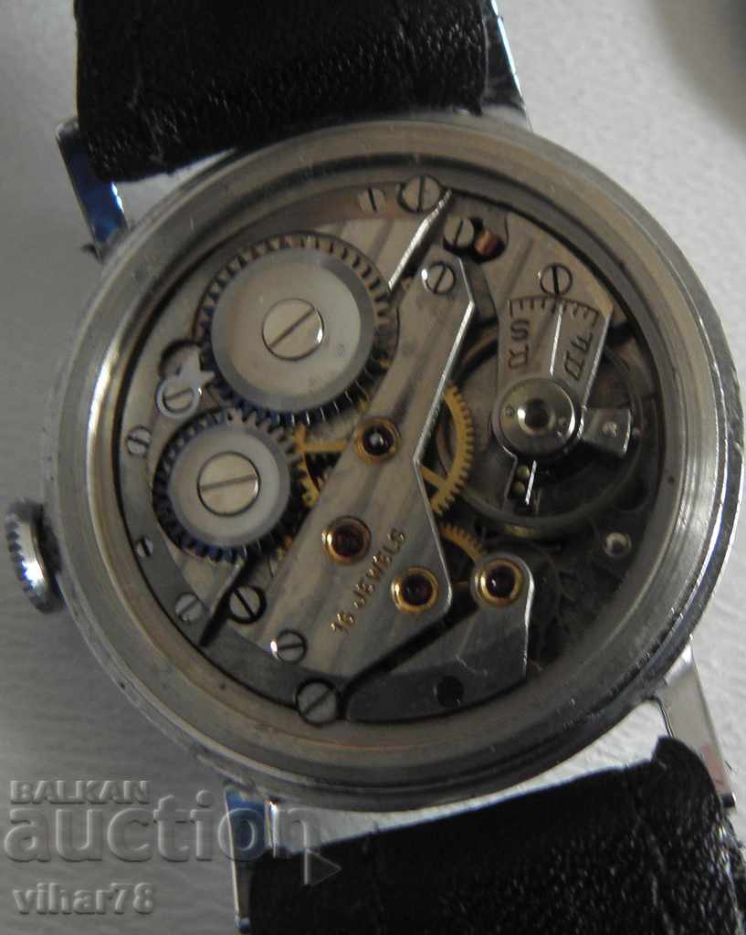 CEAS MILITAR BĂRBĂTESC - ELKA - CA NOU - 1930 - 6 CEAS MILITAR BĂRBĂTESC - ELKA - CA NOU - 1930 - 6