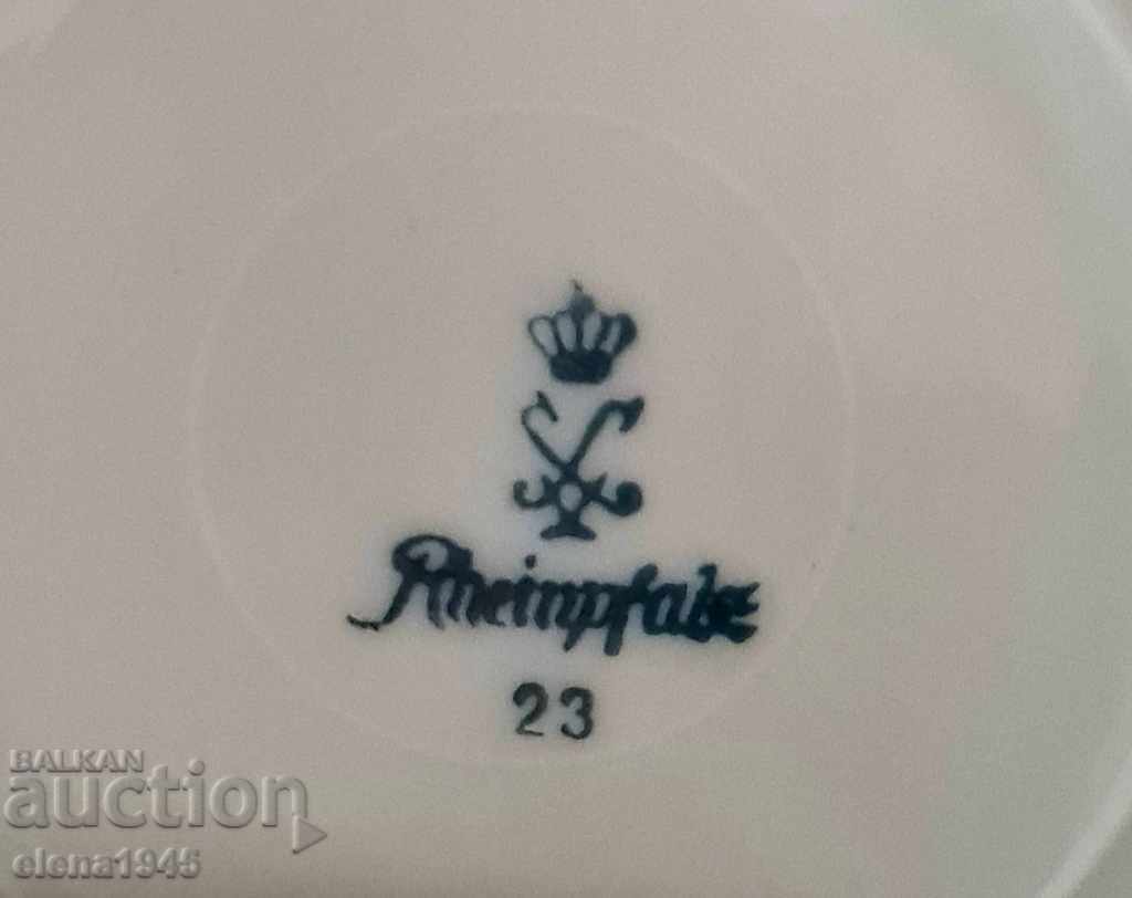 Auction Rheinpfalz porcelain plates Auction Rheinpfalz porcelain plates