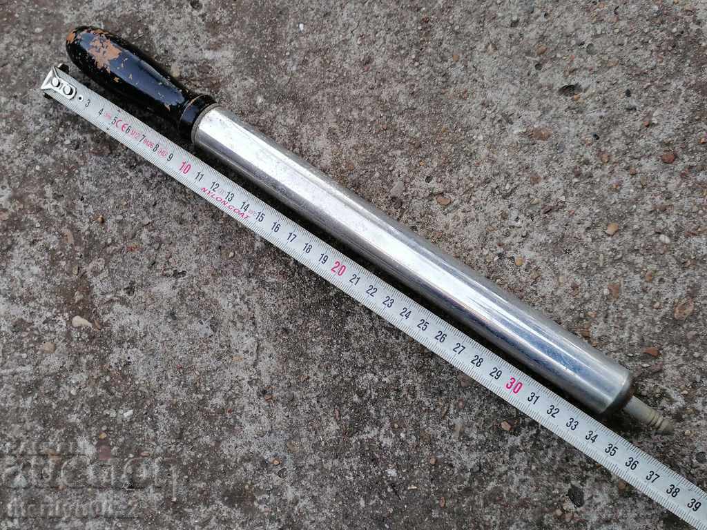 Delivery of Old pump for bicycle wheel Delivery of Old pump for bicycle wheel