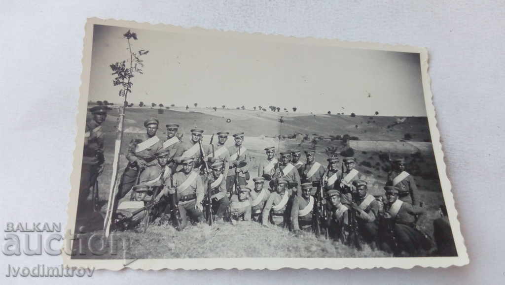 Снимка Войници на учение Банкя 1938