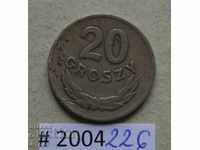 20 Groshes 1949 Poland