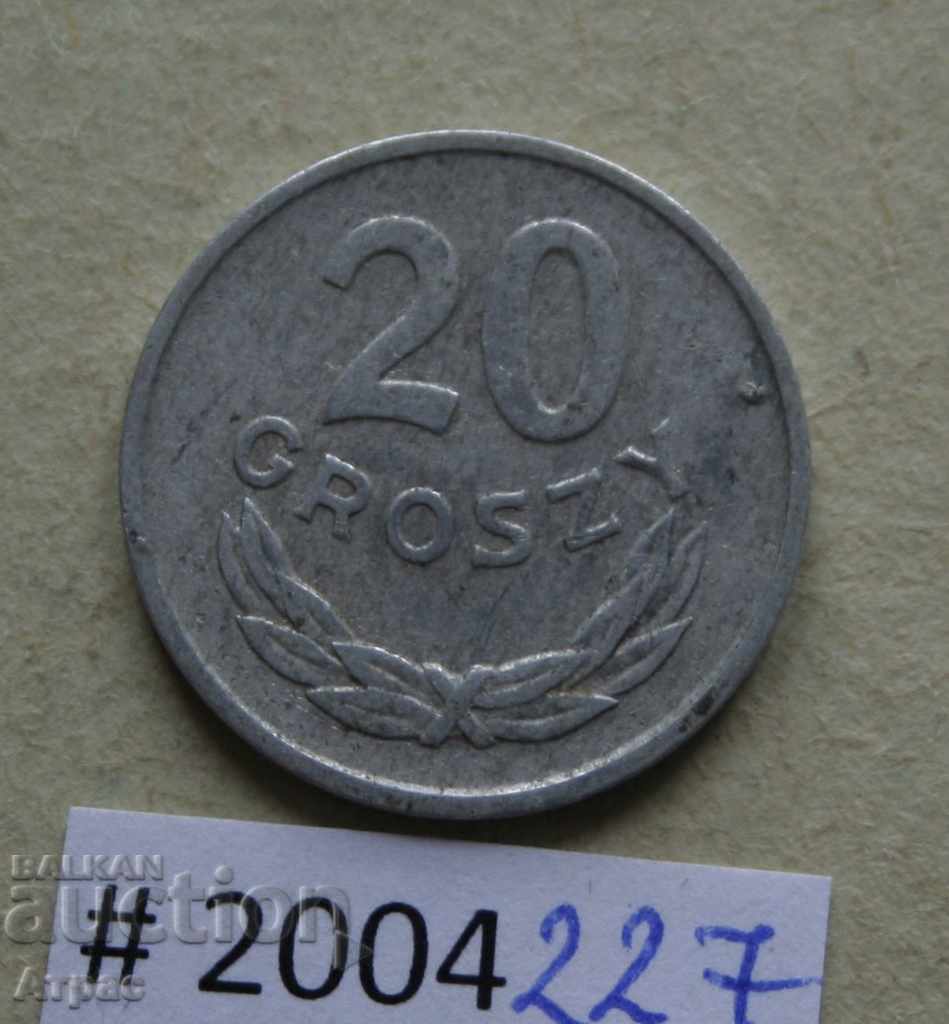 20 pennies 1965 Poland