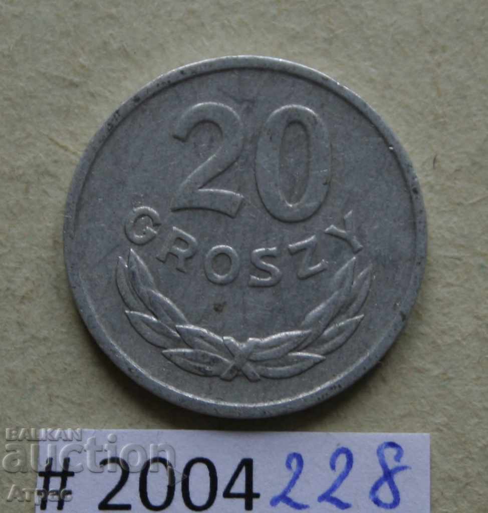 20 de bănuți 1967 Polonia