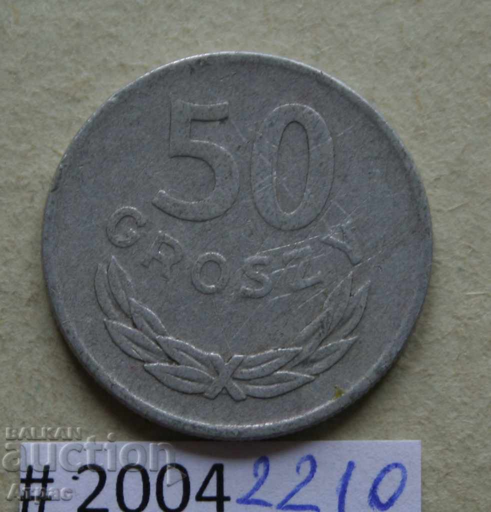50 pennies 1974 Poland