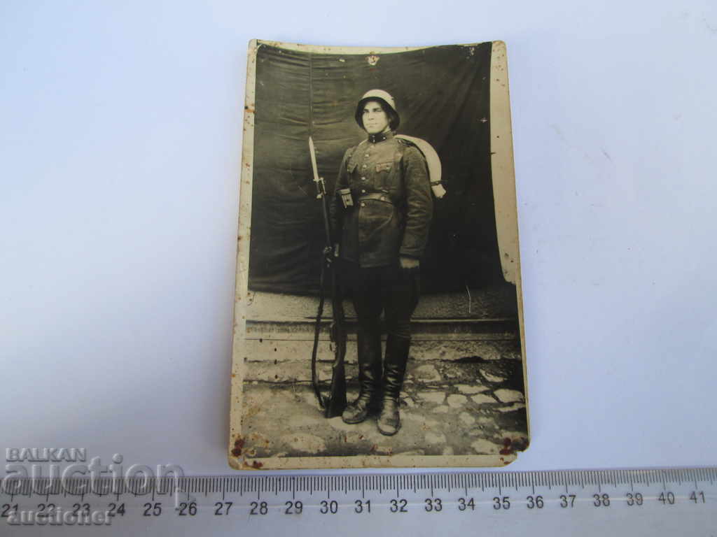 OLD PHOTO MEMORIAL AS A SOLDIER-1936 with price 15.00 BGN | € 7.67 OLD PHOTO MEMORIAL AS A SOLDIER-1936 with price 15.00 BGN | € 7.67
