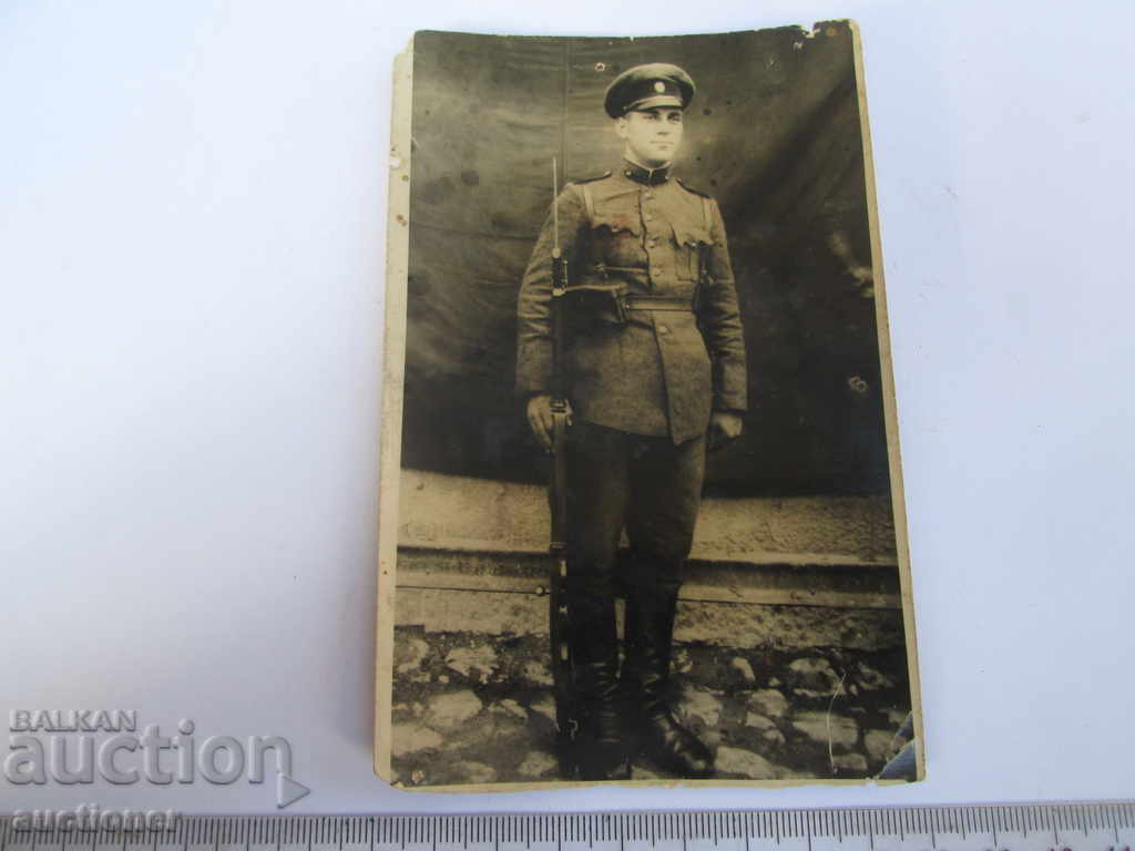 OLD PHOTO MEMORIAL AS A SOLDIER-1936 with price 15.00 BGN | € 7.67 OLD PHOTO MEMORIAL AS A SOLDIER-1936 with price 15.00 BGN | € 7.67