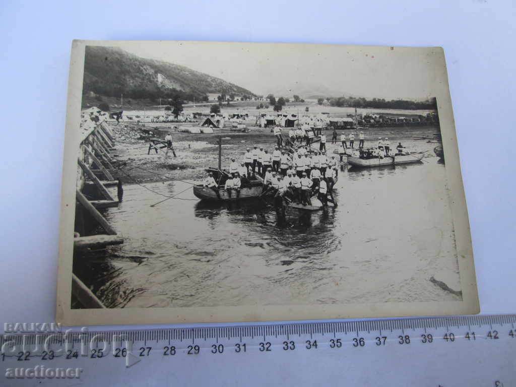 OLD PHOTO CAMP BOATS MILITARY BRIDGE with price 40.00 BGN | € 20.45 OLD PHOTO CAMP BOATS MILITARY BRIDGE with price 40.00 BGN | € 20.45