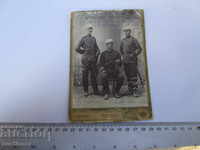 OLD PHOTO CARDBOARD- SOLDIERS CAVALRY