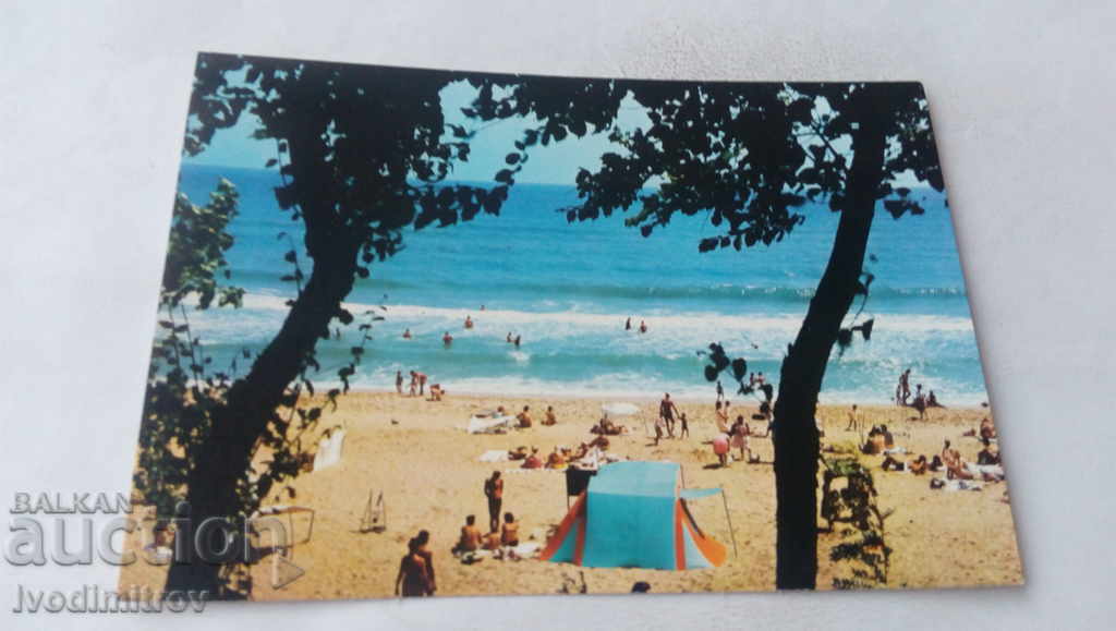 Ταχυδρομική κάρτα Obzor Παραλία 1974