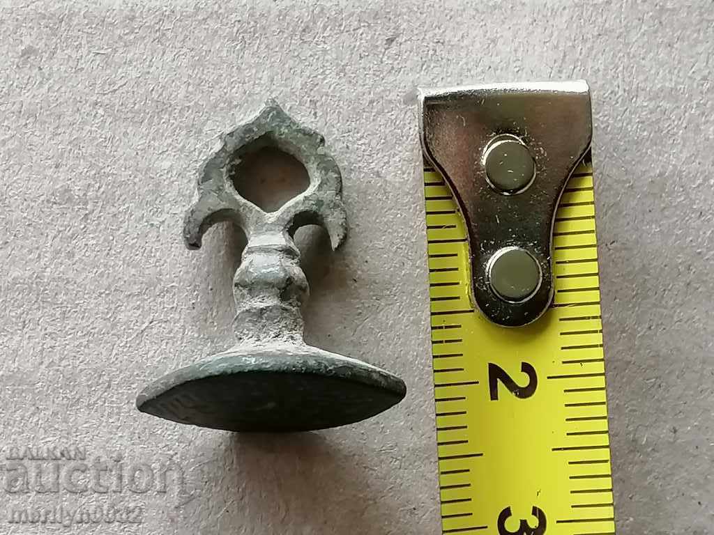 Old Ottoman bronze seal Unique - 5 Old Ottoman bronze seal Unique - 5
