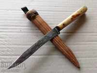 Old Gabrovo knife with a sheath, dagger