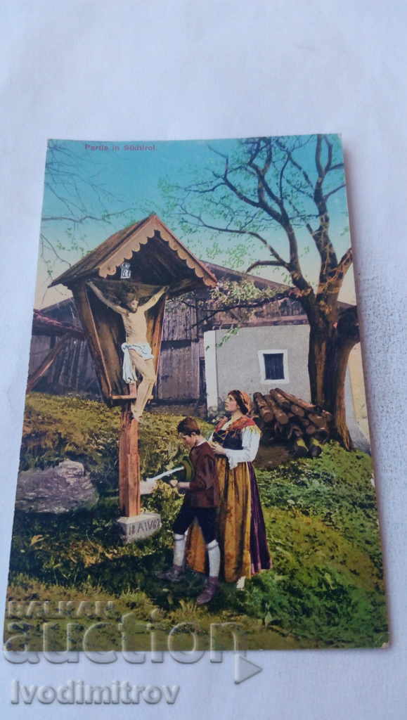 Postcard Partie in Sudtirol