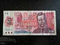 Banknote - Czechoslovakia - 50 Krona 1987