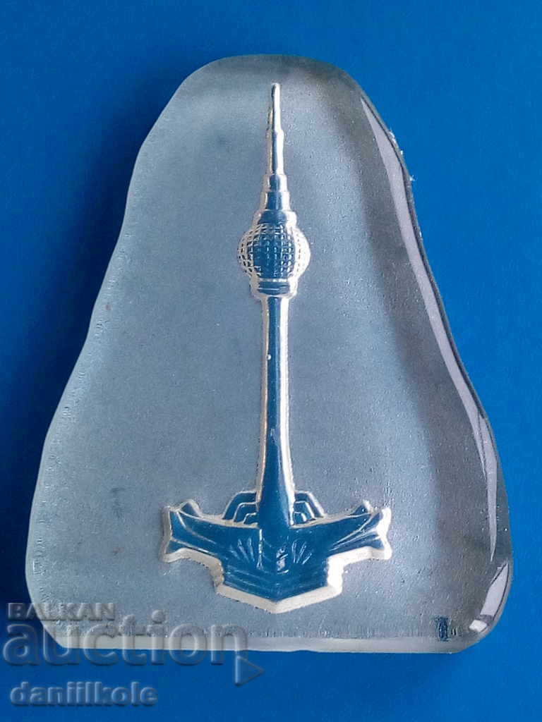 *$*Y*$* PRESPAPY TV TOWER IN BERLIN GLASS *$*Y*$* with price 14.90 BGN | € 7.62