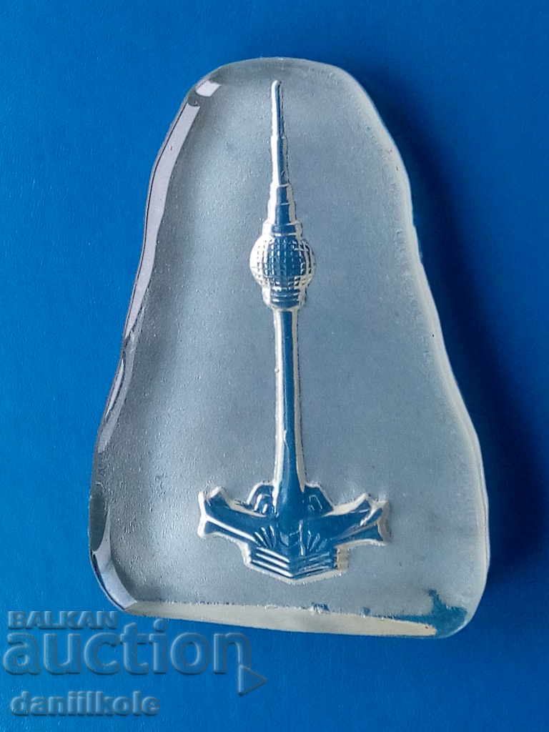 *$*Y*$* PRESPAPY TV TOWER IN BERLIN GLASS *$*Y*$* - 5