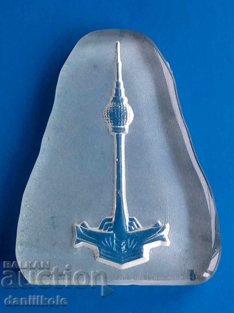 *$*Y*$* PRESPAPY TV TOWER IN BERLIN GLASS *$*Y*$* - 6