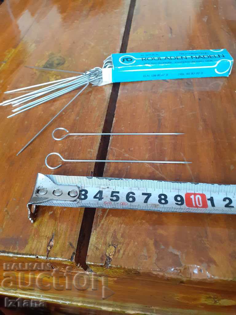 Delivery of Old needles for Rouladini Delivery of Old needles for Rouladini