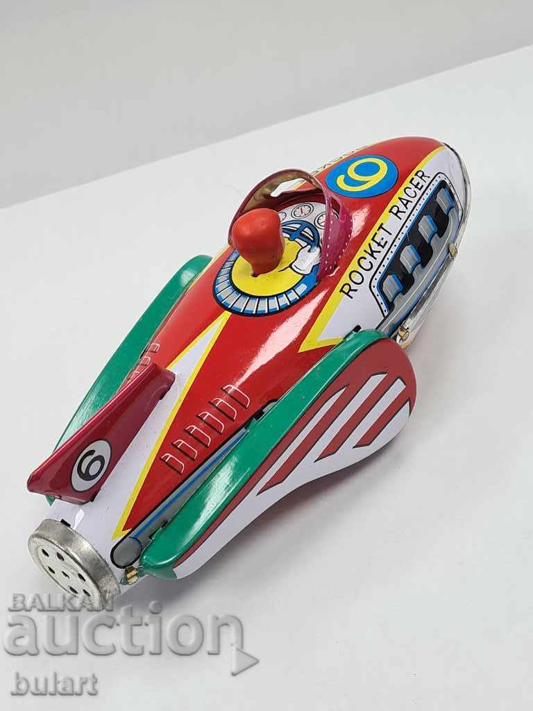 Auction  ROCKET RACER CHINA TOY NEW WITH BOX SPACE SHIP
