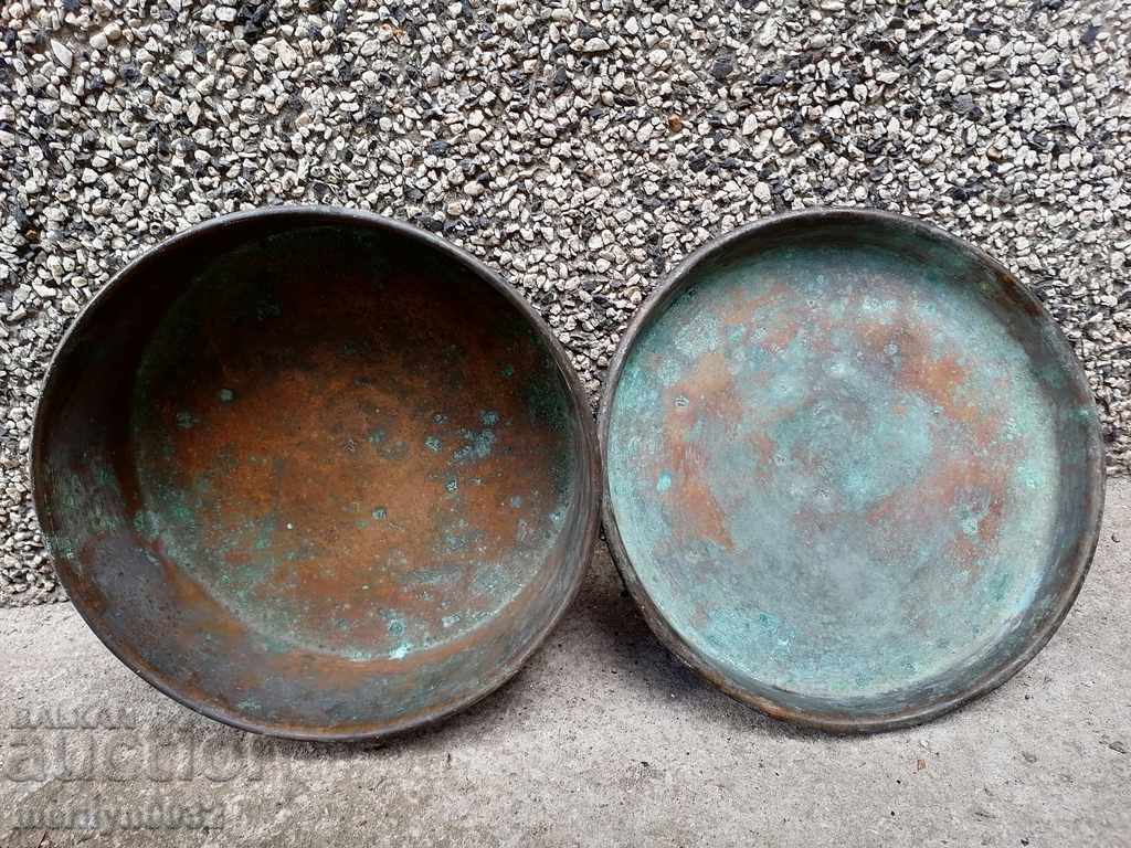 Brass weights for old scale, a pair, scale weight, balance Brass weights for old scale, a pair, scale weight, balance