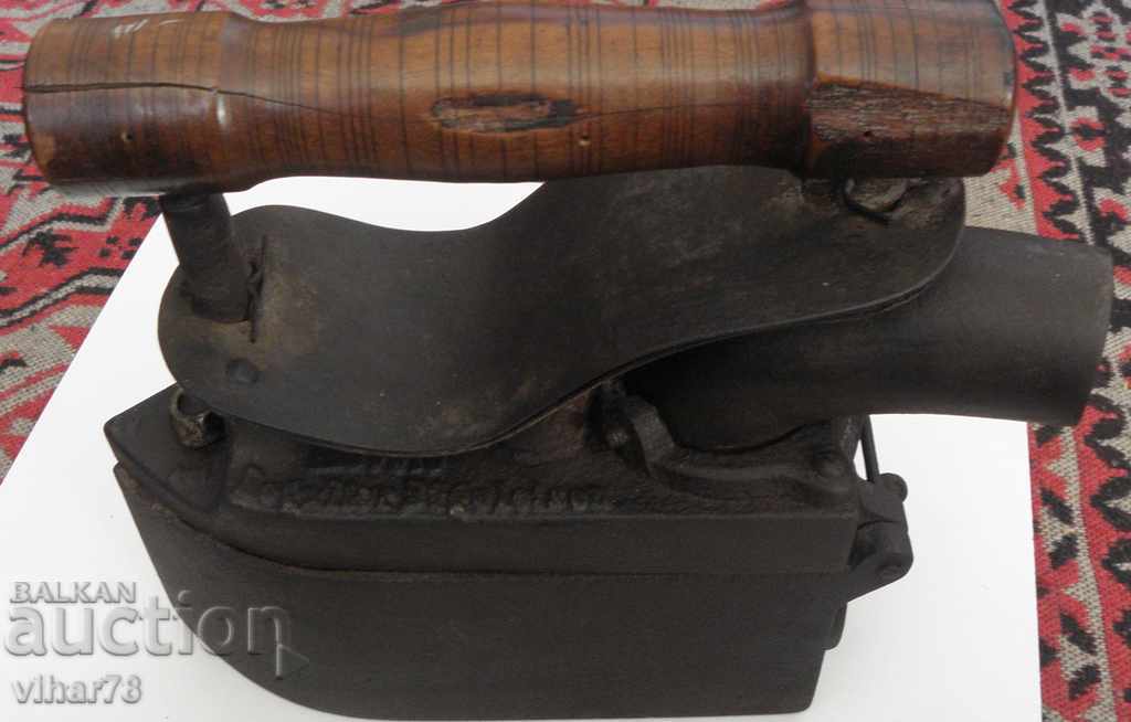 OLD VERY RARE GERMAN IRON IRON WITH MANY MARKINGS with price 249.99 BGN | € 127.82 OLD VERY RARE GERMAN IRON IRON WITH MANY MARKINGS with price 249.99 BGN | € 127.82