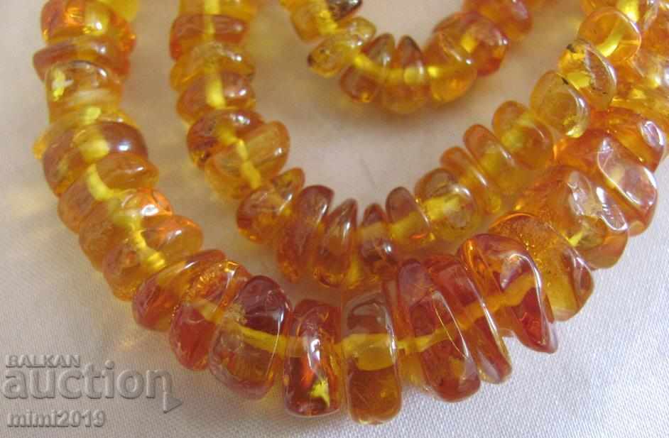 Vintage Women's Necklace, Necklace natural amber 29 gr. - 7 Vintage Women's Necklace, Necklace natural amber 29 gr. - 7