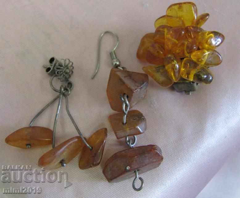 Vintage Ladies Earrings natural amber with price 24.00 BGN | € 12.27 Vintage Ladies Earrings natural amber with price 24.00 BGN | € 12.27