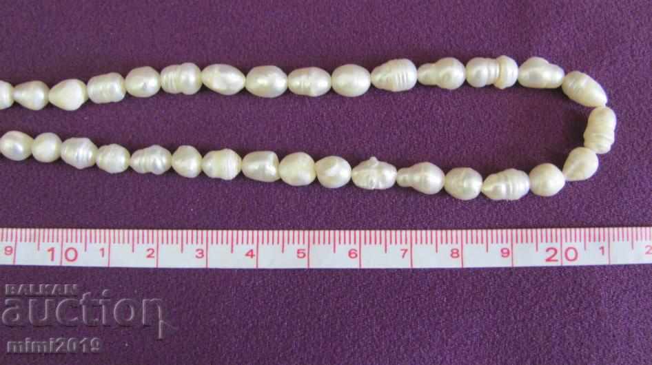 Vintage Women's Necklace and Bracelet natural pearls - 6
