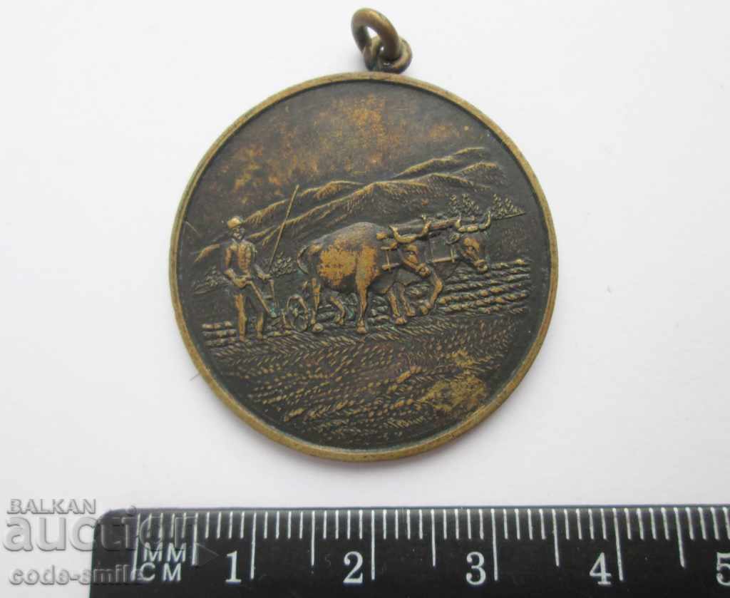 Old medal FOR MERIT Union of Farmers Kingdom of Bulgaria with price 150.00 BGN | € 76.69 Old medal FOR MERIT Union of Farmers Kingdom of Bulgaria with price 150.00 BGN | € 76.69