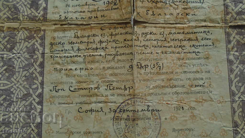 Livrarea ARHITECT PETAR POPSOTIROV - GYURCHEV - ARHIVĂ