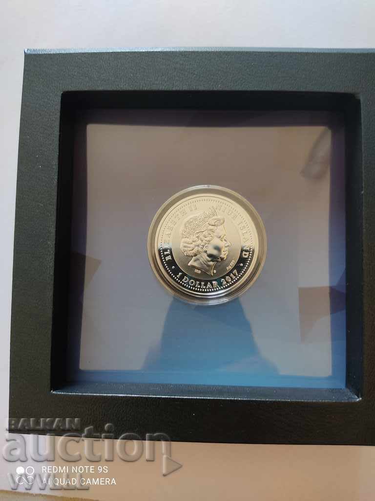 Delivery of 2017 1 dollar. NIUE. Coin with Bulgarian motif. Circulation 500 pcs. Delivery of 2017 1 dollar. NIUE. Coin with Bulgarian motif. Circulation 500 pcs.