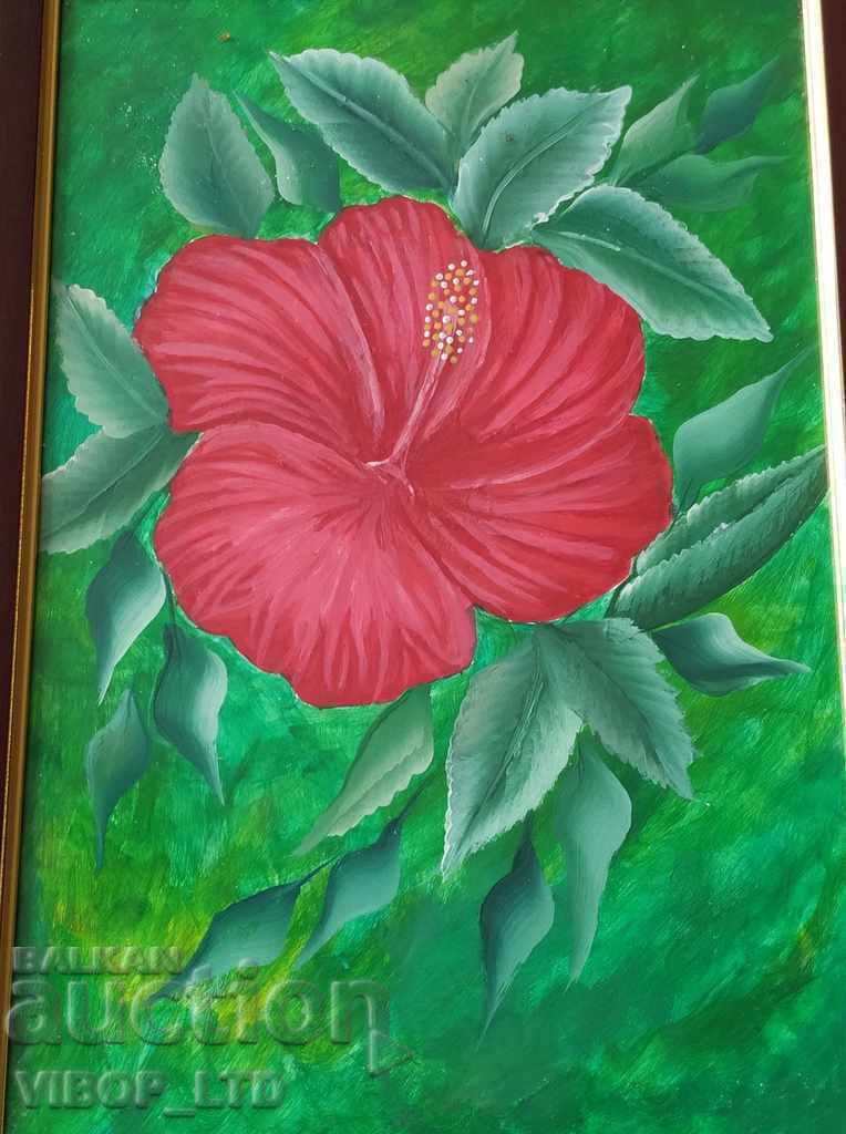 Chinese Rose Picture Frame Signature Glass 30% Econt with price € 25.55 | 49.97 BGN