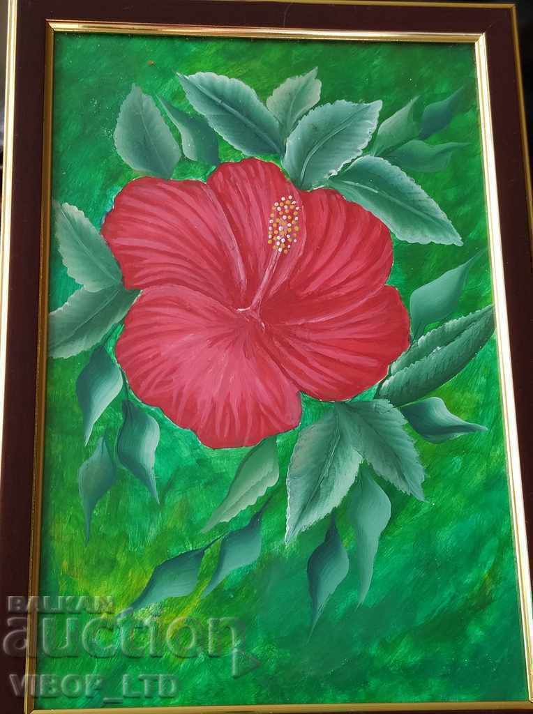 Auction Chinese Rose Picture Frame Signature Glass 30% Econt Auction Chinese Rose Picture Frame Signature Glass 30% Econt
