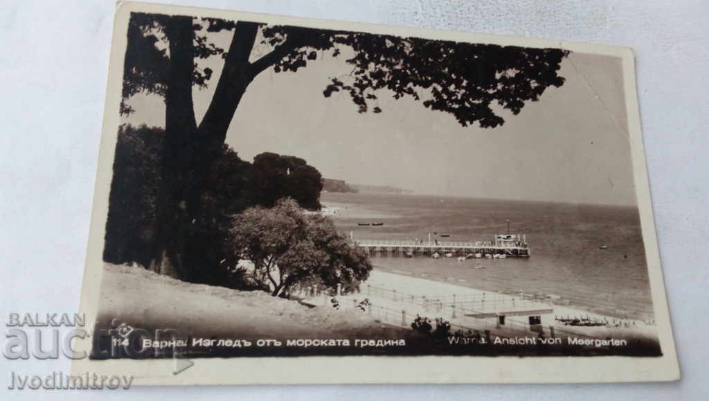 PK Varna View from the Sea Garden Gr. Paskov 1939