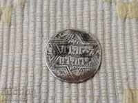 Сребърна османска монета куруш сребро 2.75 грама