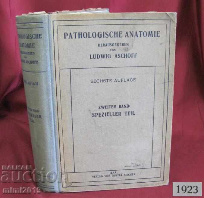 1923 Cartea medicală Anatomia patologică Volumul 2 Viena
