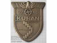 III Reich, emblemă pe mânecă „KUBAN”, stare excelentă