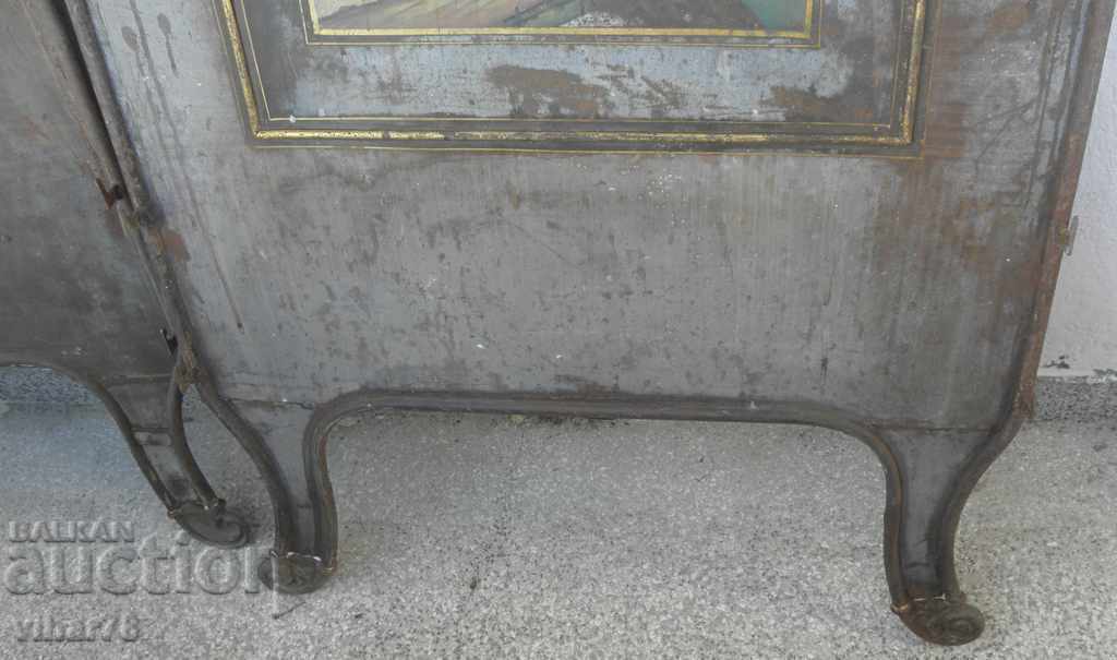 Livrarea Scânduri de pat vechi cu accesorii din alamă - Doar livrare personală