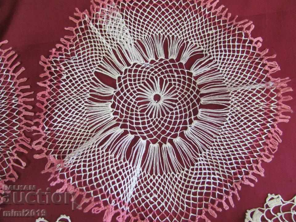 Delivery of 30 4 pads, Waters, Motifs hand-crocheted Delivery of 30 4 pads, Waters, Motifs hand-crocheted