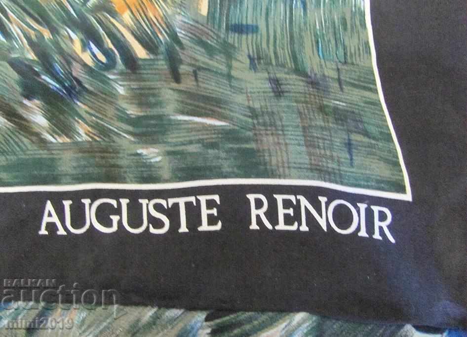 Delivery of Vintage Old Women's Silk Scarf CODELLO-AUGUSTE RENOIR