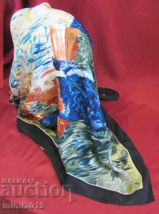 Vintage Old Women's Silk Scarf CODELLO-AUGUSTE RENOIR - 6