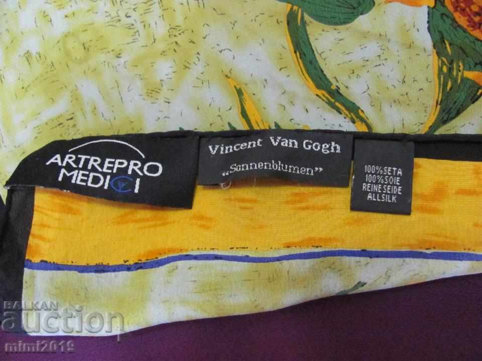 Vincent Van Gogh Vintage Van Silk Scarf with price 80.00 BGN | € 40.90 Vincent Van Gogh Vintage Van Silk Scarf with price 80.00 BGN | € 40.90
