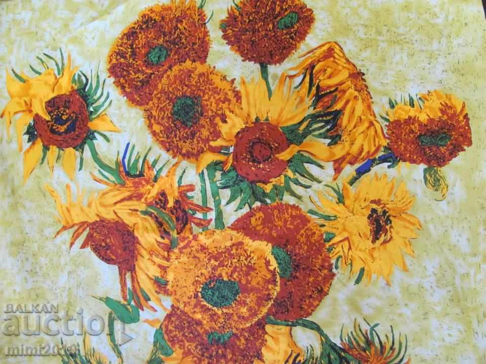 Delivery of Vincent Van Gogh Vintage Van Silk Scarf Delivery of Vincent Van Gogh Vintage Van Silk Scarf