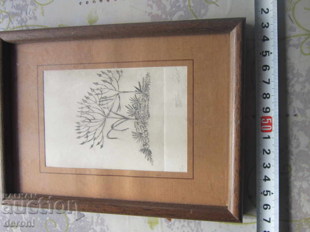 Old painting etching engraving signed 1983 with price 80.00 BGN | € 40.90 Old painting etching engraving signed 1983 with price 80.00 BGN | € 40.90